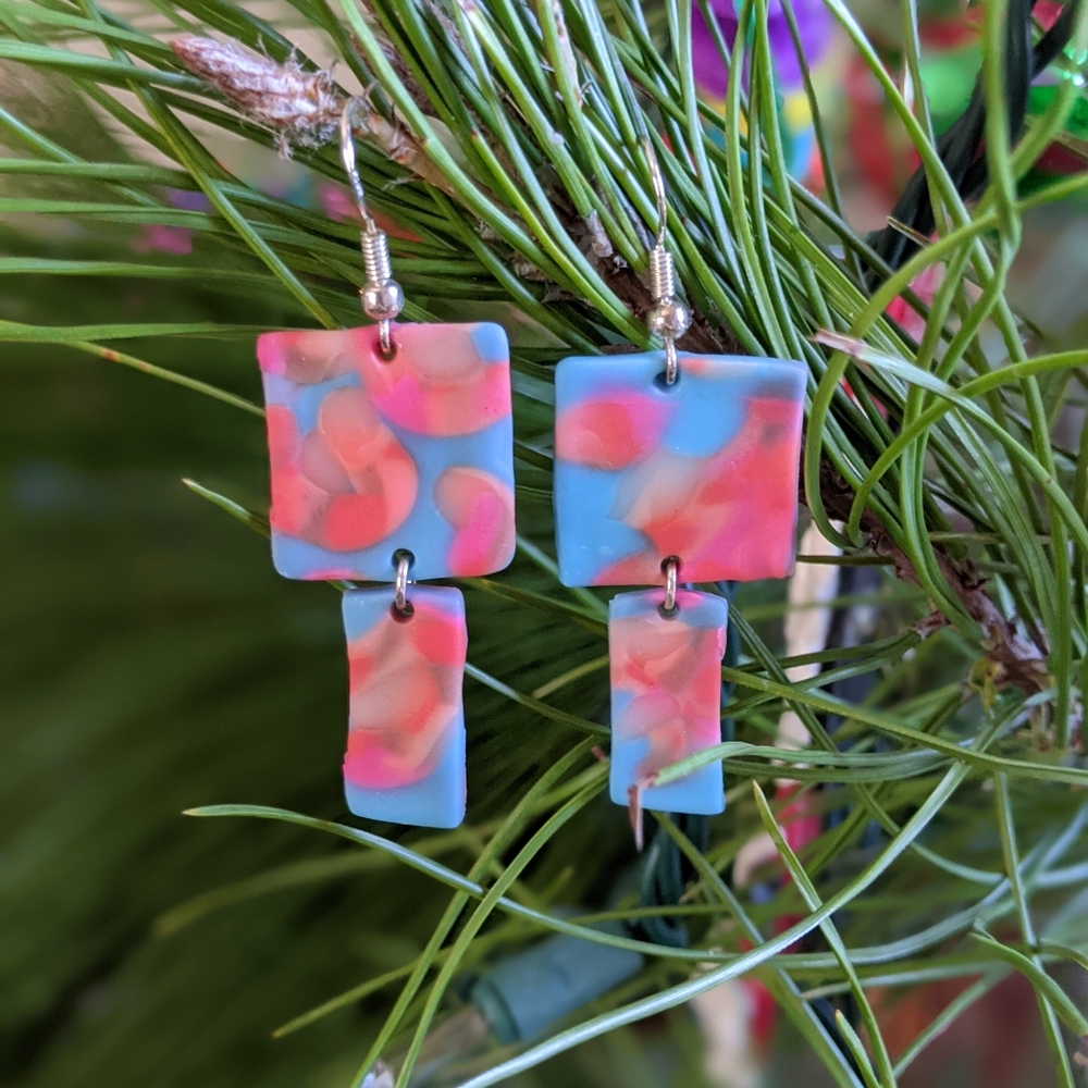 Groovy abstract earrings